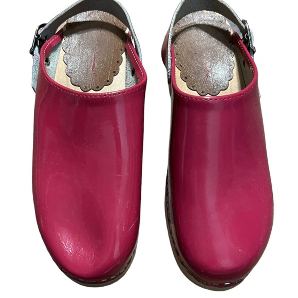 Hanna Andersson Pink Wooden Slip in shoes with Strap Size EU 36 US 6